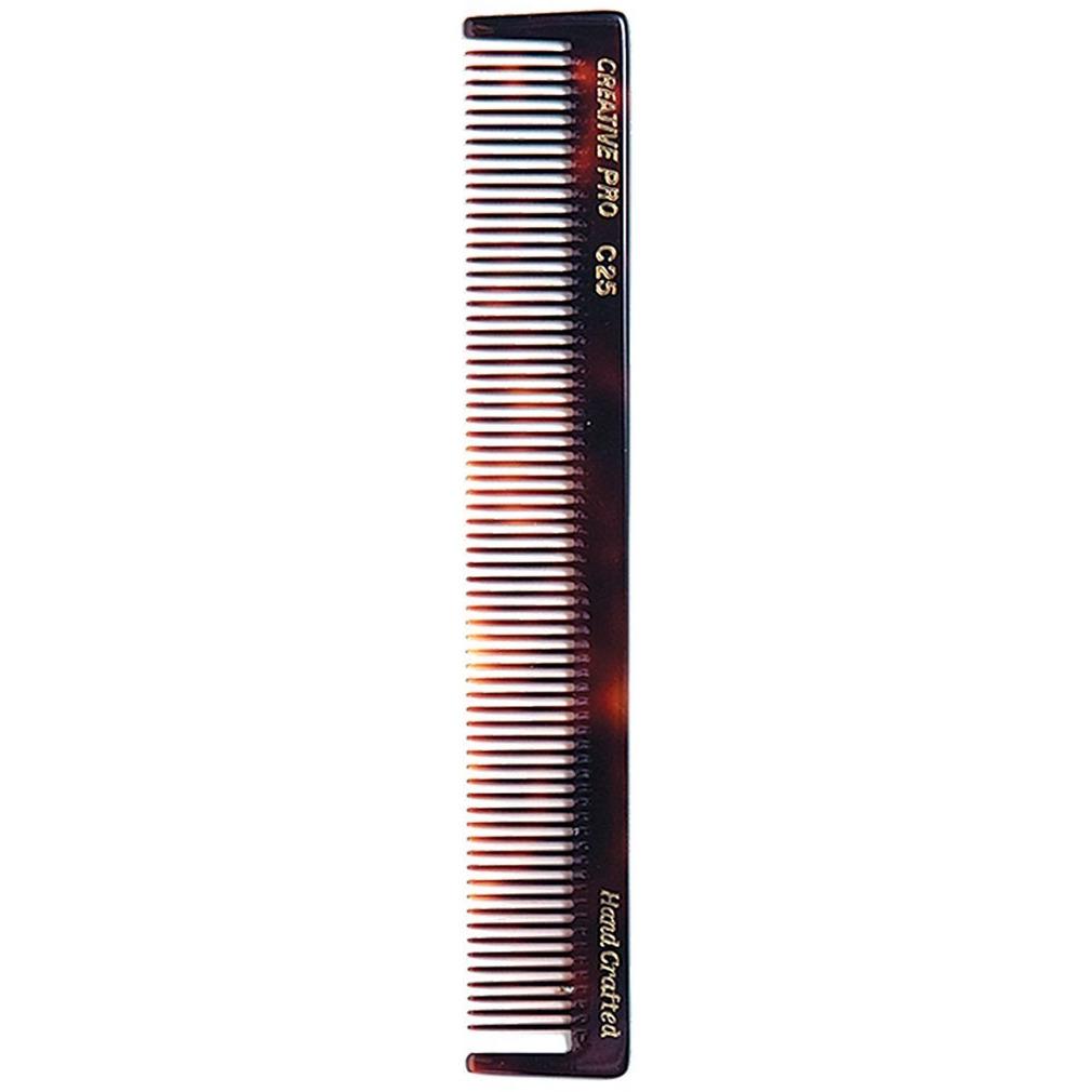 Combs - C25 Styling & Cutting 7.5 Inch Tortoise Comb