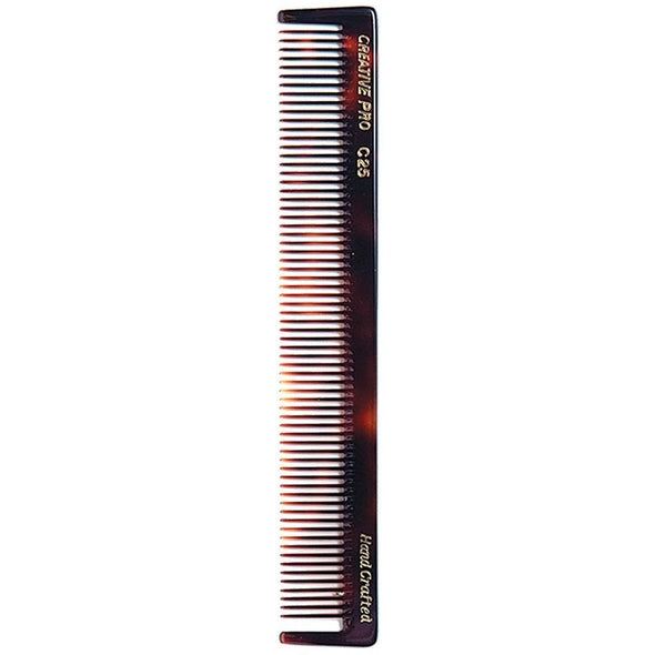 Combs - C25 Styling & Cutting 7.5 Inch Tortoise Comb