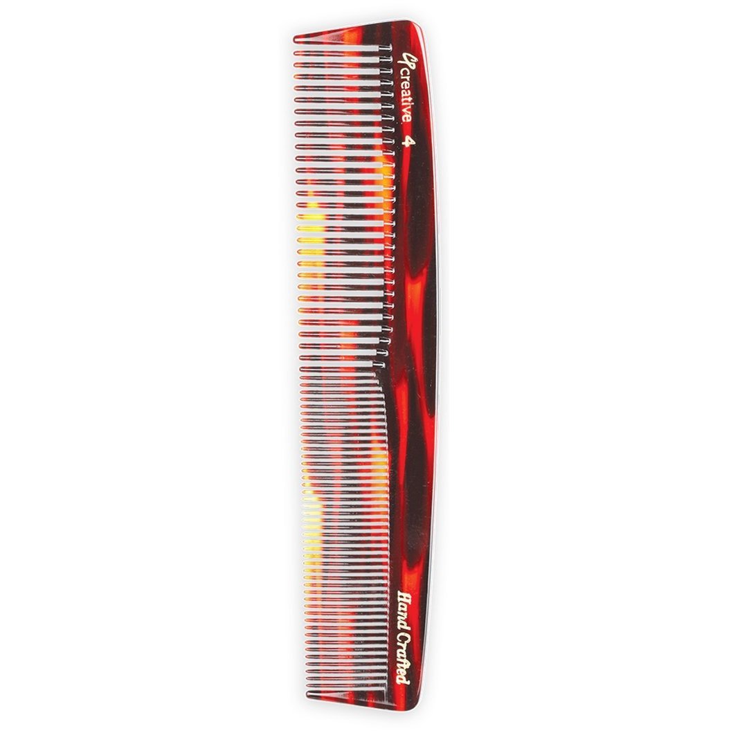 Combs - C4 Tortoise Comb With Medium And Fine Teeth (7.25 In)
