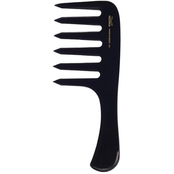 Combs - Wide Tooth 6.5 Inch Hard Rubber Comb