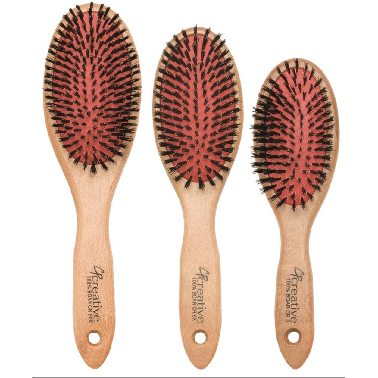 Boar Bristle Paddle Hair Brush