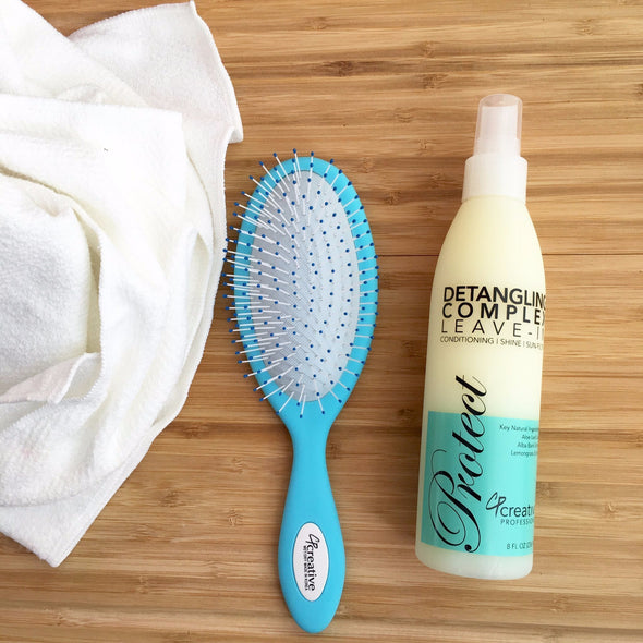 Hair Care, Set, Detangling, Paddle - Detangling Hair Brush And Spray Set