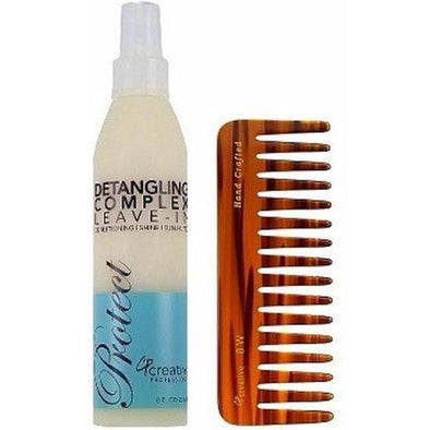 Hair Care - Tortoise Comb & Leave-In Detangling Complex Set